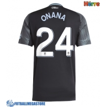 Fotballdrakt Herre Aston Villa Amadou Onana #24 Bortedrakt 2025-26 Kortermet